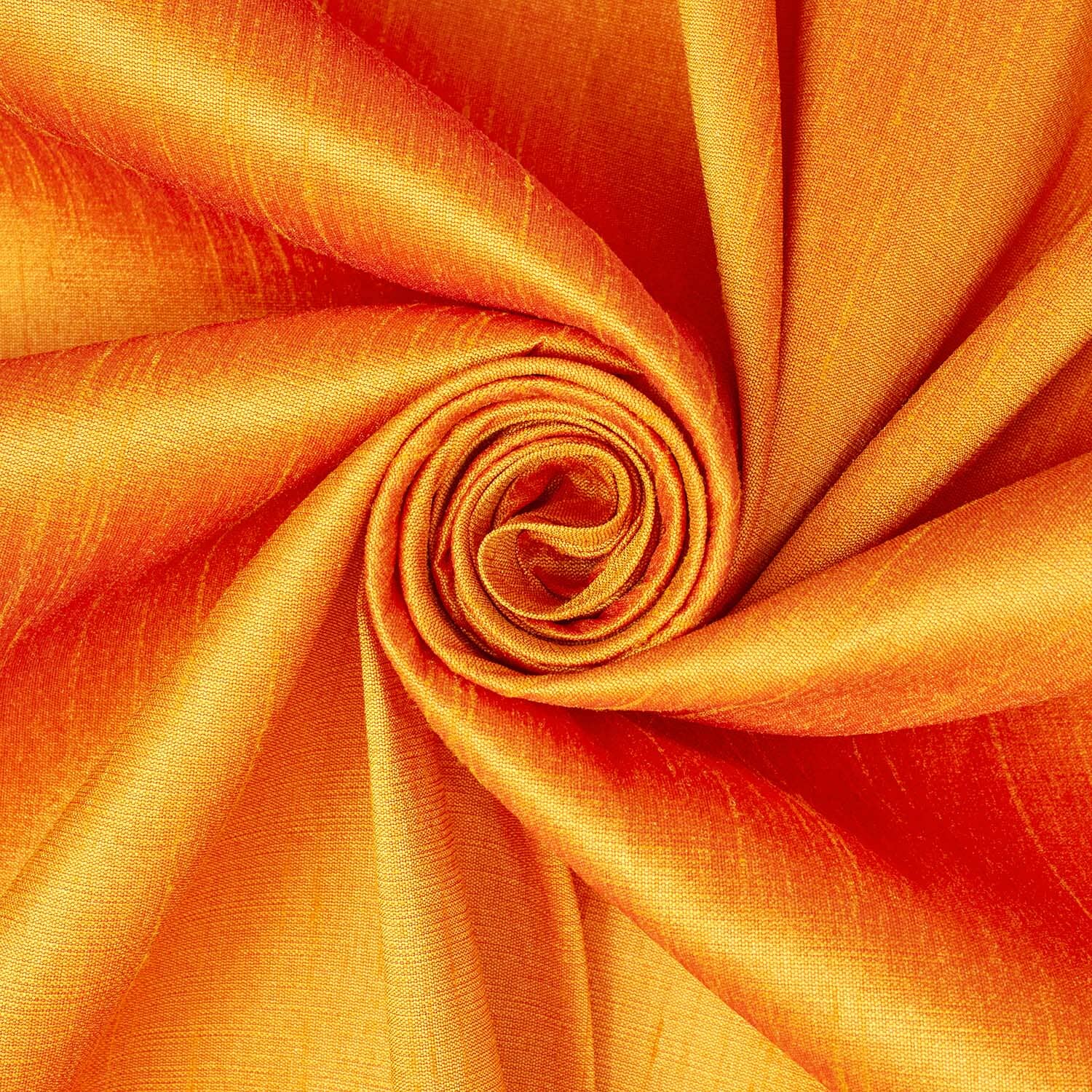 Heavyweight Polyester Dupioni Fabric SV583055 Burnt Orange Image A1