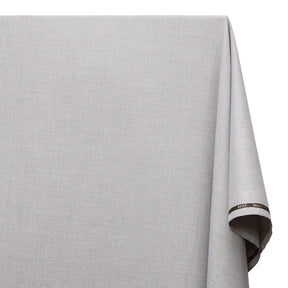 Nailhead Stretch Polyester Viscose Wool-Look Suiting Fabric SV583331 Grey Image A1
