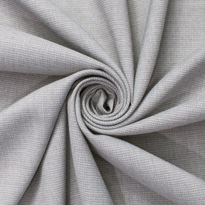 Nailhead Stretch Polyester Viscose Wool-Look Suiting Fabric SV583331 Grey Image A2
