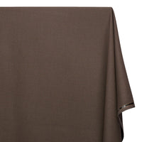 Nailhead Stretch Polyester Viscose Wool-Look Suiting Fabric SV583332 Brown Image A1