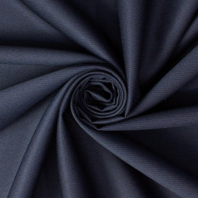 Pinstripe Stretch Polyester Viscose Wool-Look Twill Suiting Fabric SV583334 Navy Blue Image A2