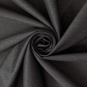 Pinstripe Stretch Polyester Viscose Wool-Look Twill Suiting Fabric SV583336 Charcoal Image A2