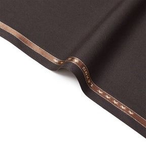 Stretch Polyester Viscose Linen-Look Suiting Fabric SV583337 Brown Image A3