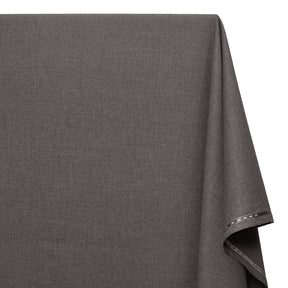 Stretch Polyester Viscose Linen-Look Suiting Fabric SV583341 Charcoal Image A1