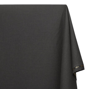 Pinstripe Polyester Viscose Wool-Look Suiting Fabric SV583347 Charcoal Image A2
