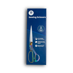 Keedil® Professional Tailor Fabric Scissors (10 Inch) Chrome SV582662 Image 2
