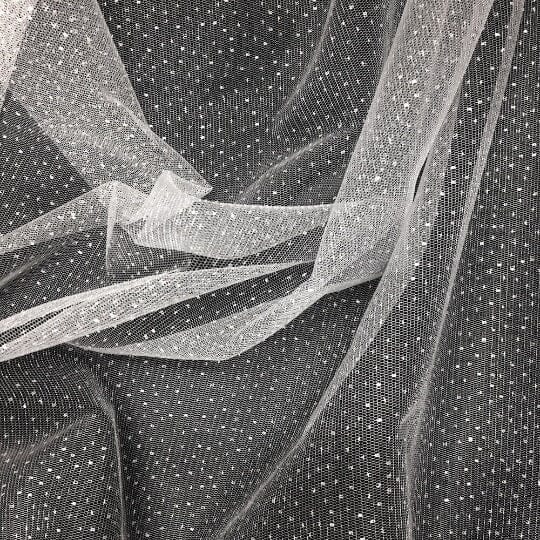 Sparkle Glitter Tulle Fabric By The Yard