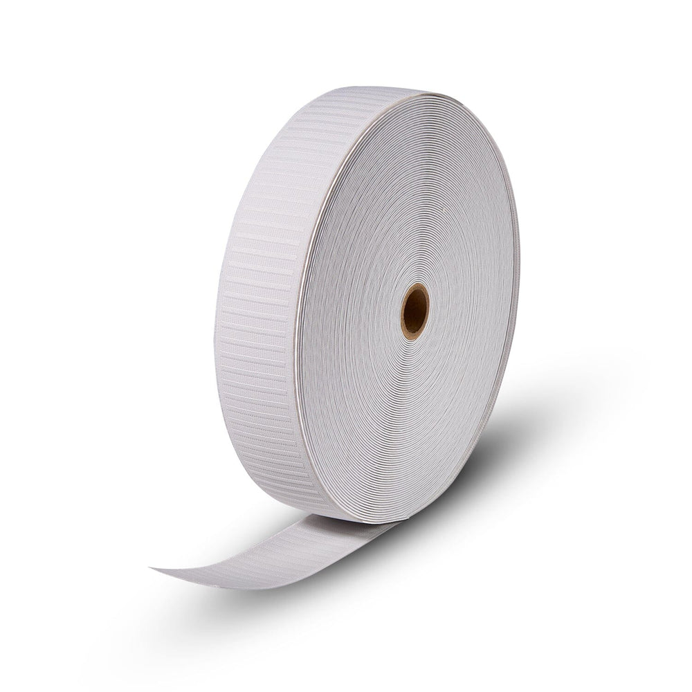 Ribbed Non-Roll Elastic 2 White - 071081852192