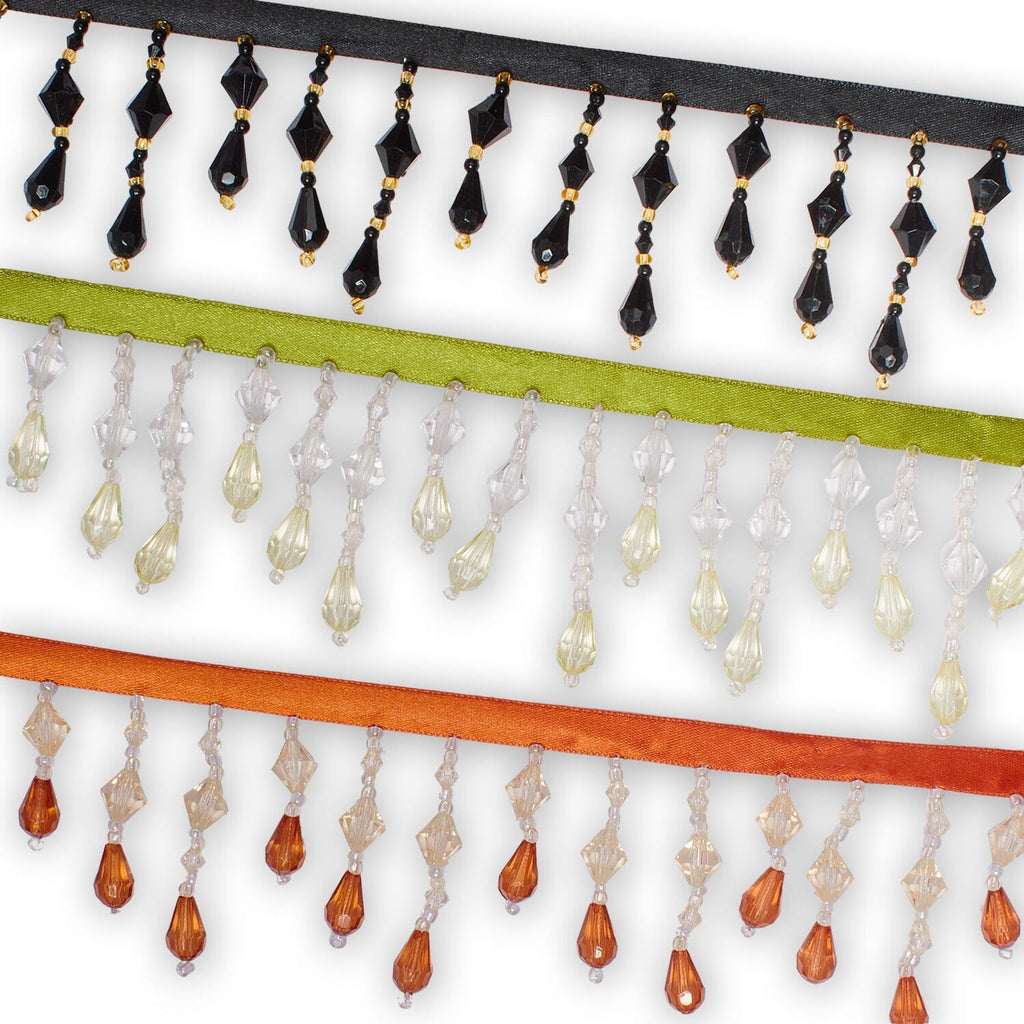 Net hanging Crystal beads Tassel Fringe
