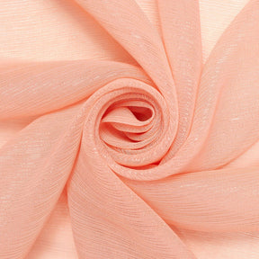 Zari Metallic Chiffon Jacquard Fabric SV578223 Peach A2