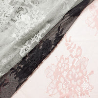 Leafy Chantilly Lace Fabric Group Image