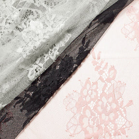 Leafy Chantilly Lace Fabric Group Image