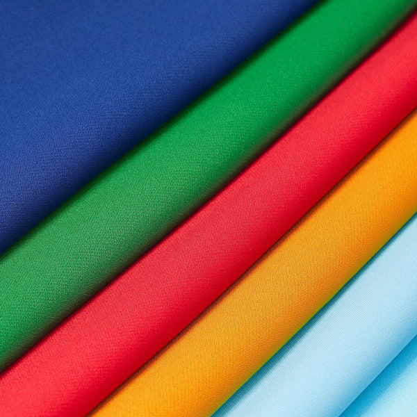 Polyester Pebble Moss Crepe Fabric Group