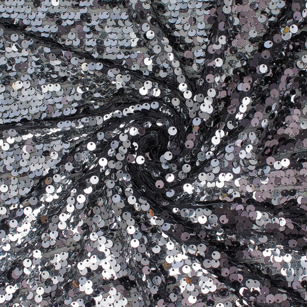 All-Over Sequins Mermaid Scale On Stretch Mesh (60 Inch)