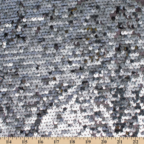 All-Over Sequins Mermaid Scale On Stretch Mesh (60 Inch)