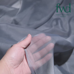 Sheer Voile (118 Inch) Fabric Grey Video|SV570988