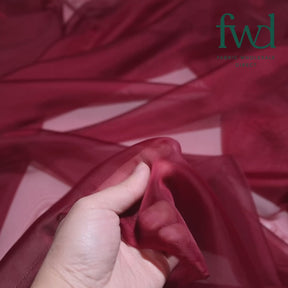 Sheer Voile (118 Inch) Fabric Wine Video|SV570982