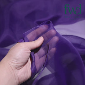 Sheer Voile (118 Inch) Fabric Purple Video|SV570986