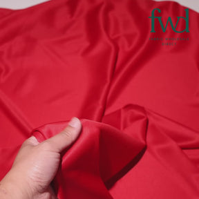 Polyester Interlock Knit Lining Fabric Red Video|SV574599