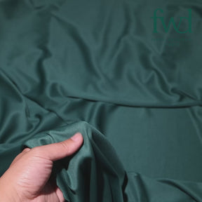 Polyester Interlock Knit Lining Fabric Hunter Green Video|SV574604