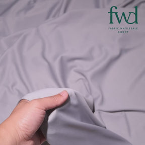 Polyester Interlock Knit Lining Fabric Silver Video|SV574593