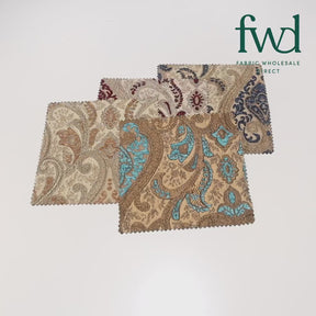 Spade Damask Chenille Upholstery Brocade Jacquard