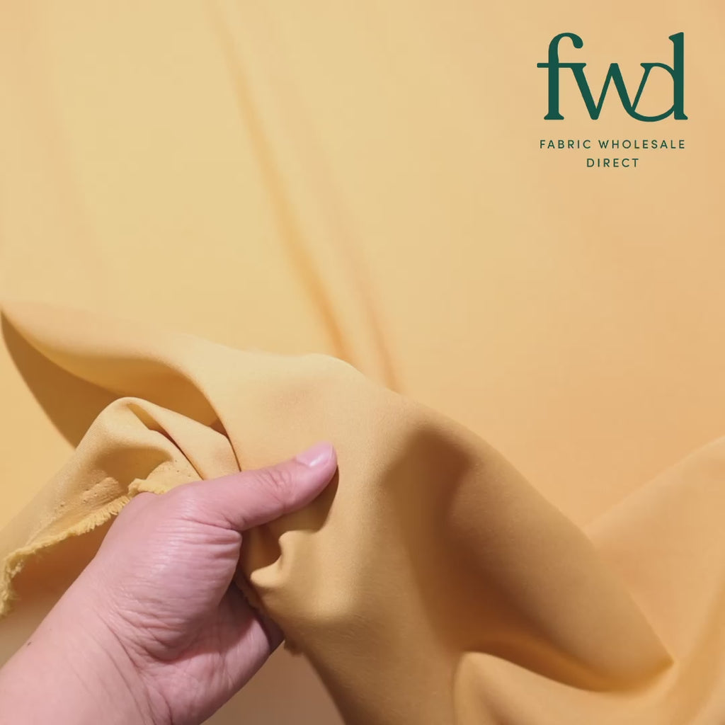 Polyester Poplin 60 Inch Fabric Mist Gold Video|SV571618