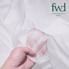 Crystal Organza (59/60 Inch) Fabric Off White Video|SV571255