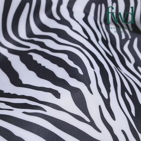 Ottertex Waterproof Canvas Zebra Print Fabric Video|SV570294