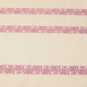 Floral Vine Embroidery On Silk Taffeta (54 Inch)