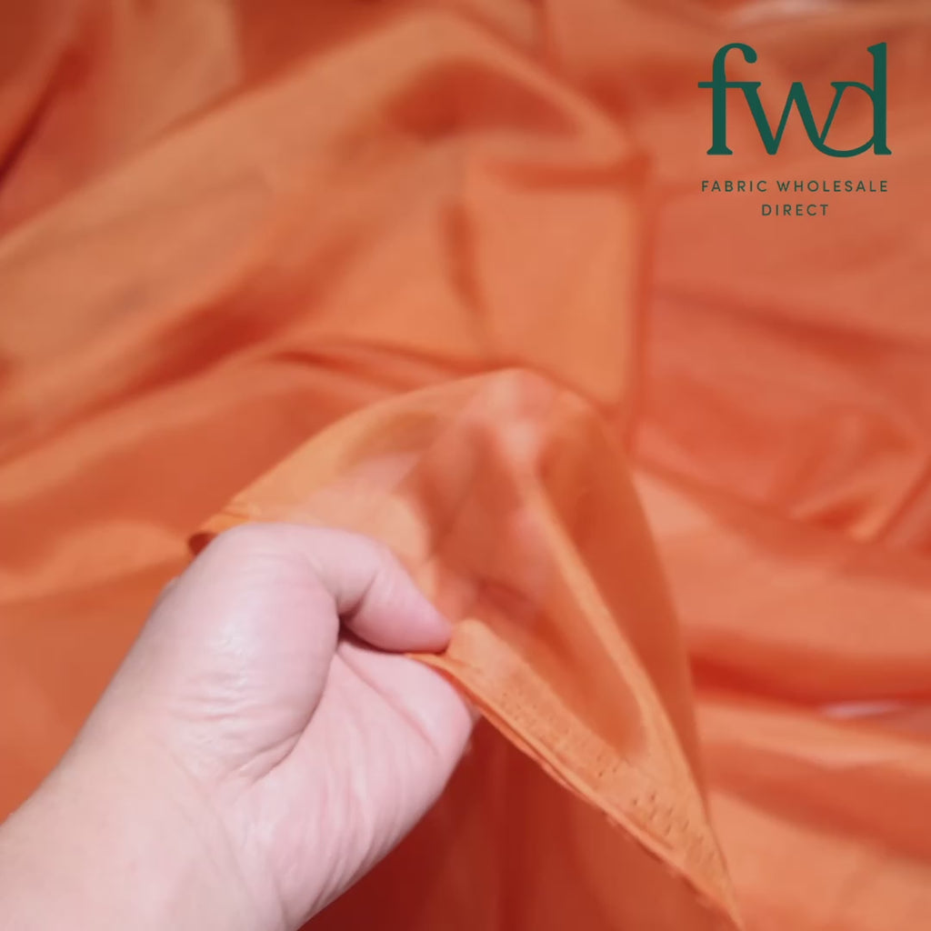 Sheer Voile (118 Inch) Fabric Rust Video|SV570969