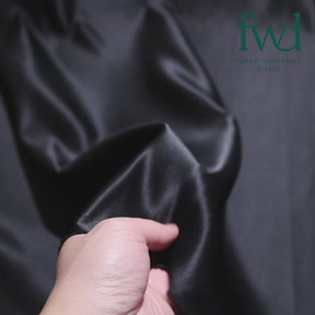 Matte Satin / Peau De Soie (120") Fabric Black Video|SV582964