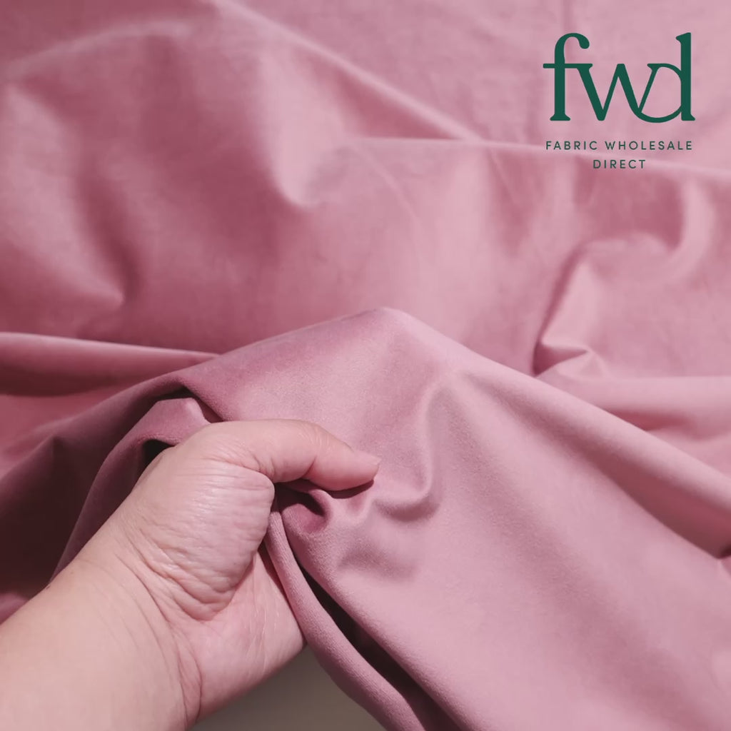 Upholstery Holland Flocking Velvet Fabric Mauve Video|SV582556