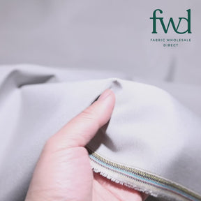 Ottertex Outdoor Upholstery Water-Repellent Fade-Resistant Acrylic Canvas (Soft Finish, 10 Year Warranty) Fabric Silver Video|SV581827