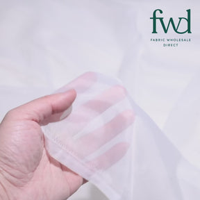 Sheer Voile (118 Inch) Fabric Off White Video|SV570951