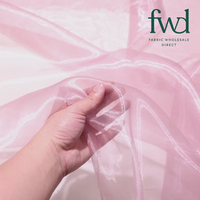 Princess Polyester Bridal Organza Fabric Champagne Video|SV582073