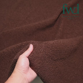 Sherpa Faux Fur Fleece With Backing Fabric Brown Video|SV580684