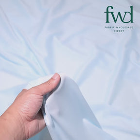 Polyester Interlock Knit Lining Fabric Baby Blue Video|SV575262