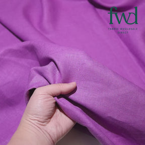 Yorkshire Natural Linen Fabric Lilac Video|SV580999