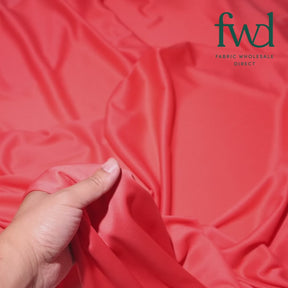 Polyester Interlock Knit Lining Fabric Coral Video|SV574598
