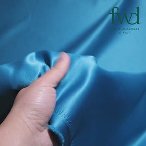 Matte Satin / Peau De Soie (120") Fabric Teal Video|SV582973