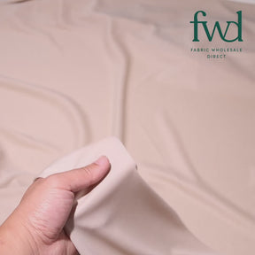 Polyester Interlock Knit Lining Fabric Beige Video|SV575263