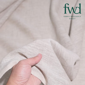 Slub Linen Chambray Fabric Beige Video|SV583408