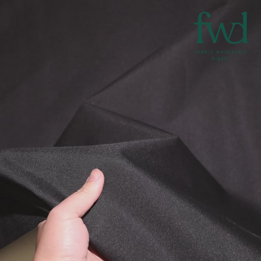 Ottertex® Solution Dyed Waterproof Canvas Black Video|SV574939