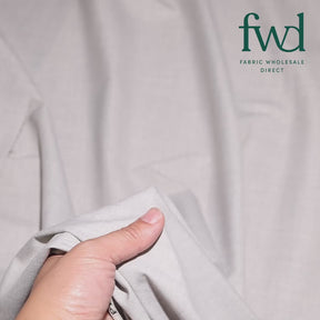 Stretch Polyester Viscose Linen-Look Suiting Fabric Heathered Grey Video|SV583340