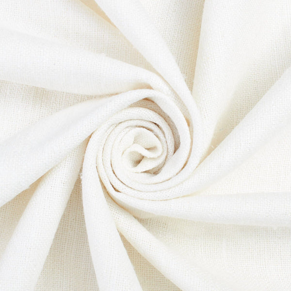Silk Linen Matka Fabric SV575269 White 1