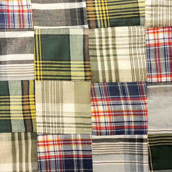 Madras Patchwork Plaid Fabric (Style 1587)