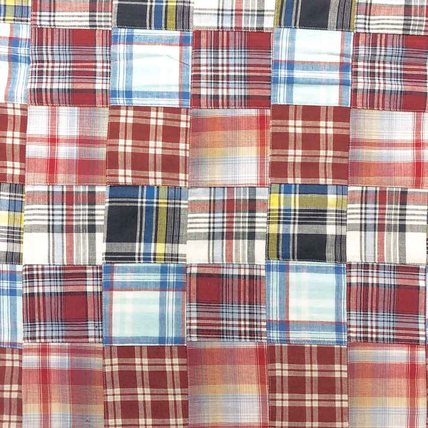 Madras Patchwork Plaid Fabric (Style 1643)