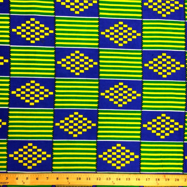 Kente African Print (19002-1) Fabric