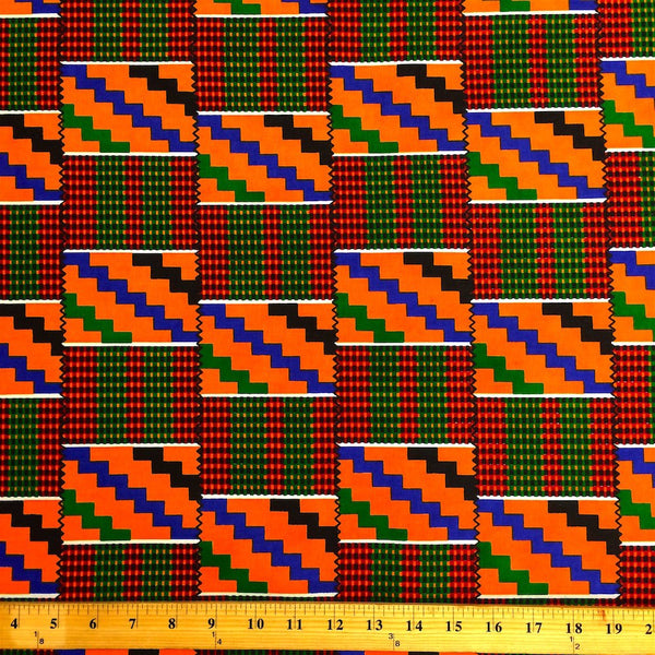 Kente African Print (19003-1) Fabric